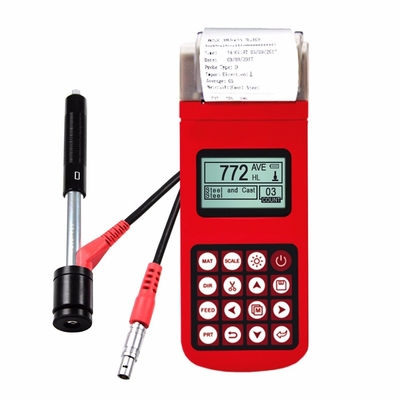 MH320 Leeb Hardness Meter Measurement 170~960HLD Dot Matrix Portable LCD Display,Built-in High Speed ​​Thermal Printer and Alarm Function MH320